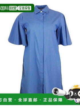 BARBA 女士连衣裙 42006305868002 AW2024 蓝色 Barba Napoli Dre