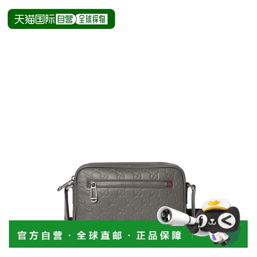 GUCCI 男士斜挎包 850242AAFOM1342 SS2026 灰色