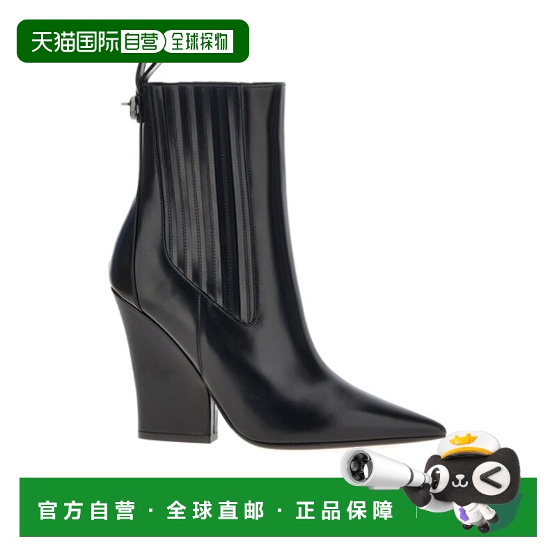1h可退 VALENTINO 女士高跟鞋 WS0KS9LQV0NO AW2024 黑色 VLogo短