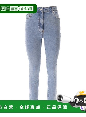 1h可退 MOSCHINO 女士休闲裤 034182381295 CO 蓝色 Basic Jeans