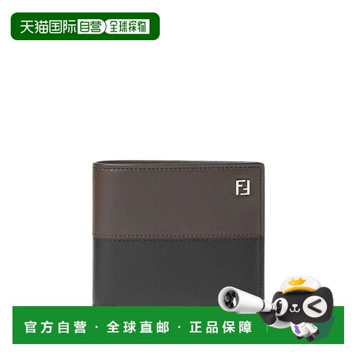 FENDI 男士钱包 7M0169B12XF1MYJ AW2026 黑色 PORTAFOGLIO 