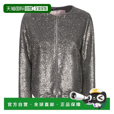 HERNO 女士夹克 GI00050DR127419487 AW2025 灰色 Sequined jacke