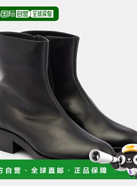 1h可退 潮奢 c.o. 女士 皮质短靴 black黑色 舒适时尚女靴