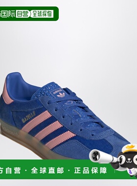 1h可退 潮奢 Adidas 女士 Gazelle Blue/Semi Spark/Gum 室内粉色