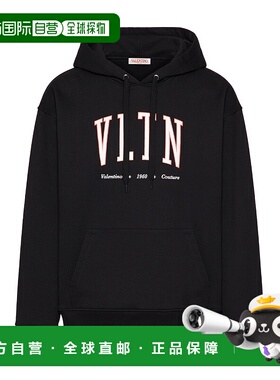 VALENTINO 男士卫衣 2V3MF15P96TTTL SS2024 黑色 VALENTINO GARA