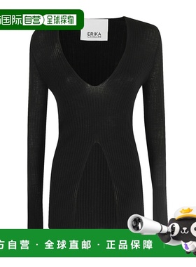 ERIKA CAVALLINI 女士针织毛衣 P4WA10Y69 AW2024 黑色