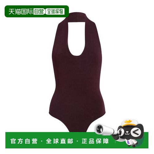 1h可退 KHAITE 女士泳装 9580429599 AW2025 深棕色 无袖连体衣
