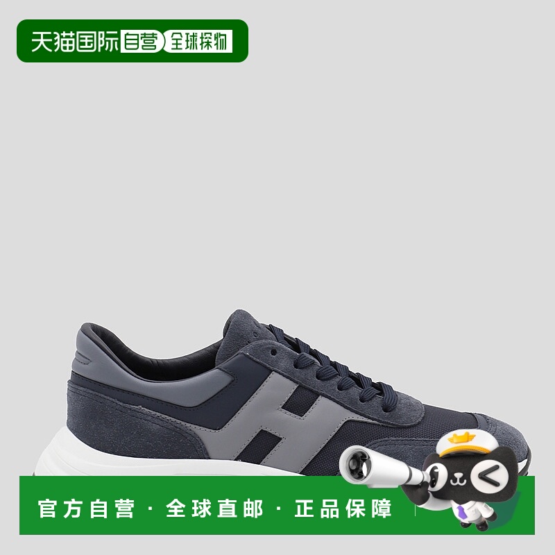 1h可退 HOGAN 男士休闲鞋 HXM5630FR30P60769L SS2025 蓝色