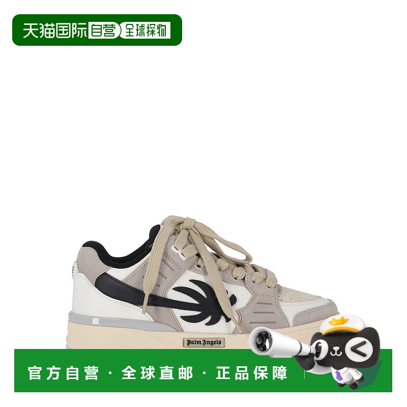 1h可退 PALM ANGELS 男士运动鞋 PMIA099F25LEA0010161WHITEBEIGE