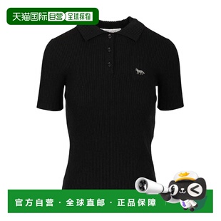 1h可退 潮奢 MAISON KITSUNE 女士 狐狸寶寶羅紋 Polo 衫 PW00206