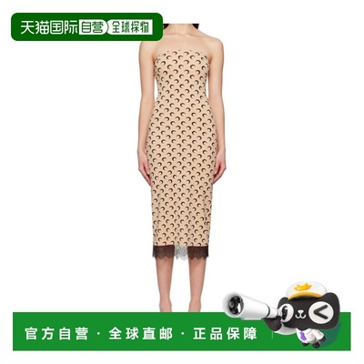 1h可退 MARINE SERRE 女士连衣裙 WDR333ACJER0001TA10TAN