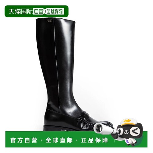 PRADA 女士靴子 1W201OP39F0002 AW2025 PRADA 厚底鞋黑色 Boots