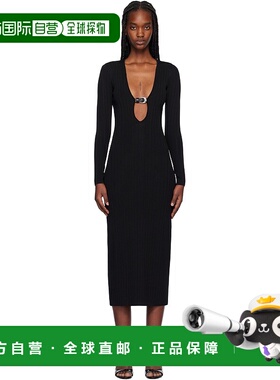 1h可退 潮奢 Staud 女士 黑色 Murphy 连衣裙 R25R2135VNBLK