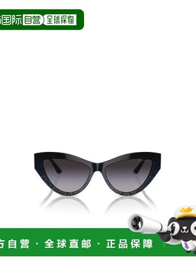 JIMMY CHOO 女士眼镜 JC5004504587 AW2024 黑色 渐变闪光眼镜