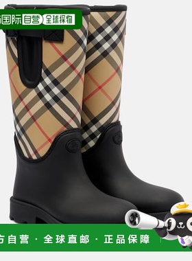 1h可退 潮奢 Burberry 巴宝莉 女士 Marsh 格纹雨靴