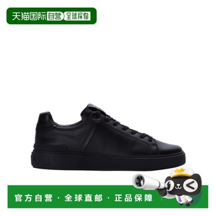 CM0VI288LVTR0PA 黑色 BALMAIN Court 运动鞋 徽标运动 男士