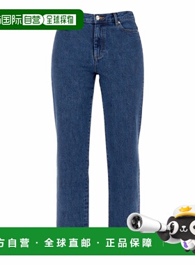 A.P.C. 女士牛仔裤 COHTDF09131IAL CO 蓝色 腰带环牛仔裤