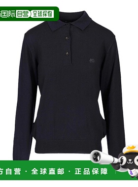 1h可退 ETRO 女士POLO衫 WRKN0004AQ256B0665 AW2025 蓝色女装