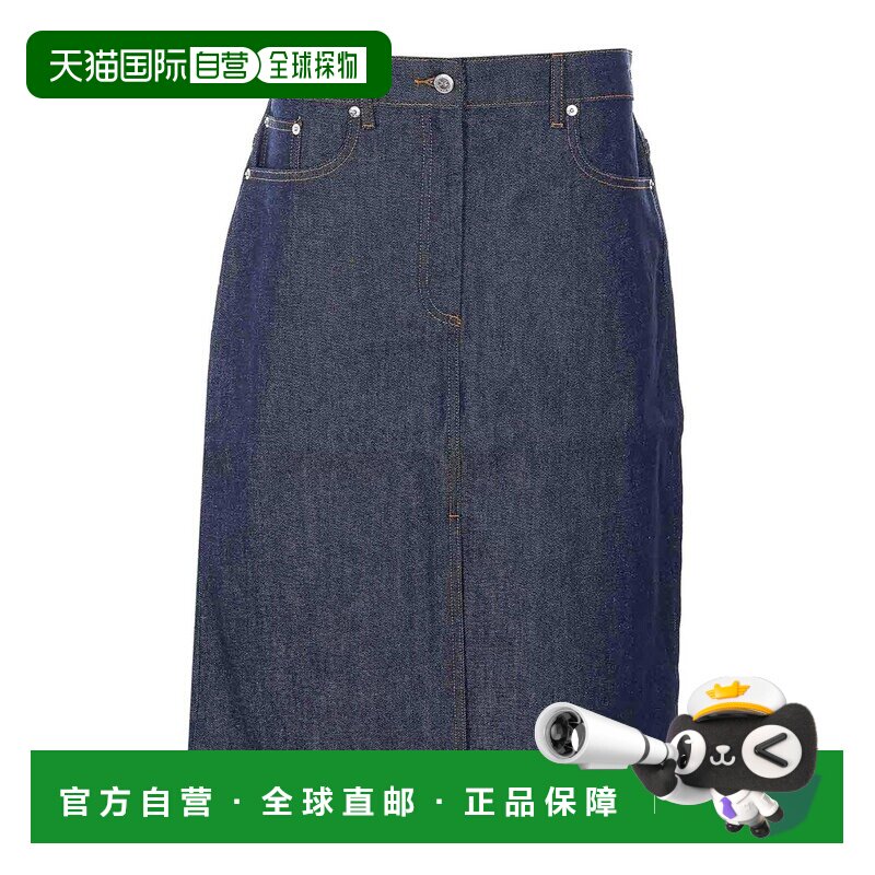 A.P.C. 女士半身裙 COGDFF06503IAIBLUE SS2026 蓝色包臀裙中裙
