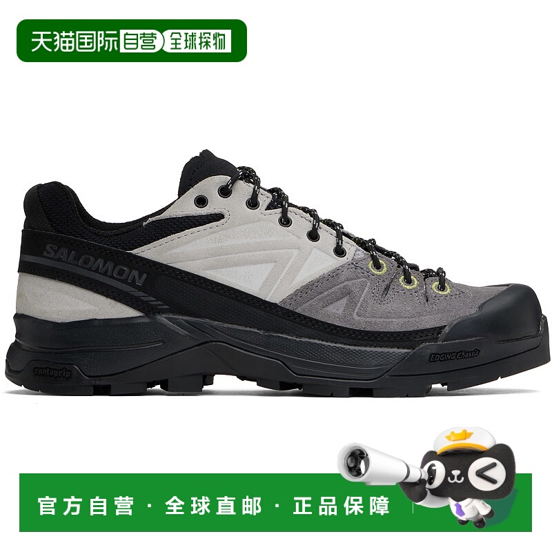1h可退 潮奢 salomon 萨洛蒙 男士 黑色 & 灰色 X-ALP LTR 运动鞋