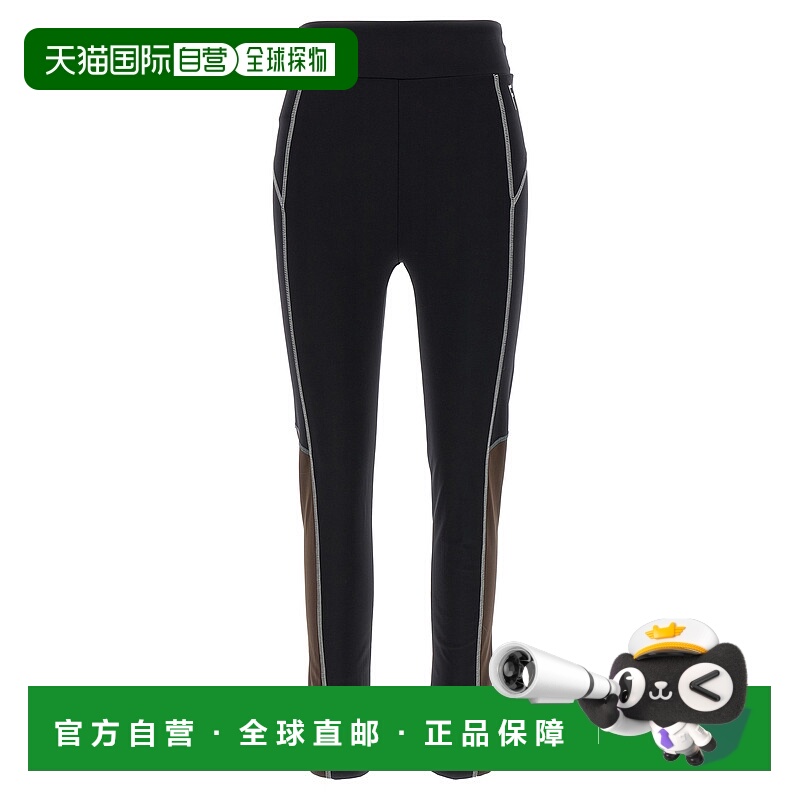 1h可退 FENDI 女士运动裤 FAB213AT93F0D9F AW2025 黑色 松紧腰打