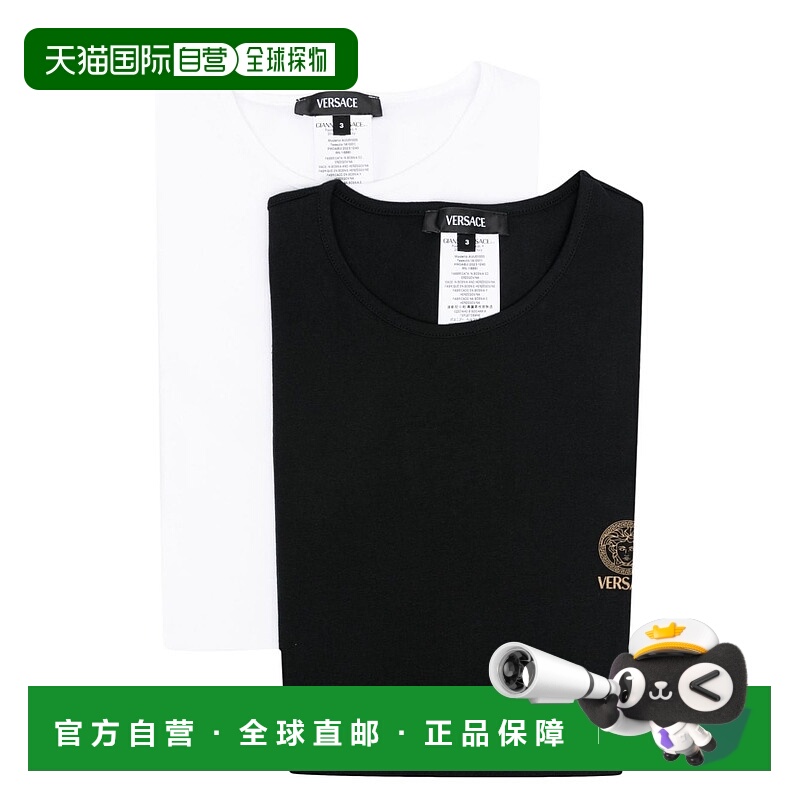 VERSACE 男士T恤 AU101931A10011A225E-0 SS2025