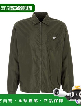 PRADA 男士衬衫 SC847SOOO1WQ9F0Z58 SS2026 绿色 Olive green Re