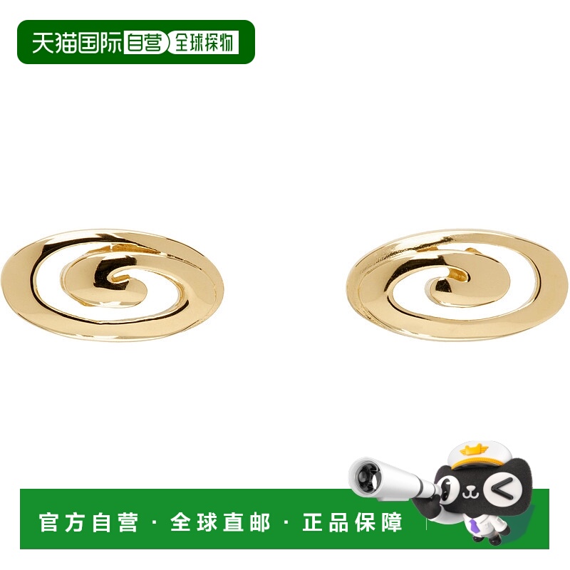 1h可退 潮奢 Mondo Mondo 女士 金色 Infinity 耳钉 J32402SS02