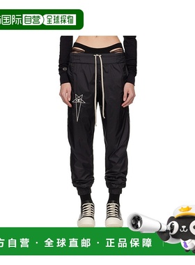 RICK OWENS 女士休闲裤 AW2025 CW01E1686CHNY09黑色卫裤