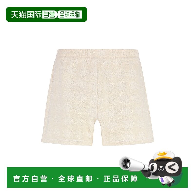 TORY BURCH 女士短裤 167178105 SS2025 白色 Terry cloth shorts,女装/女士精品,休闲裤,淘宝优惠券,粉丝福利购,淘宝优惠卷