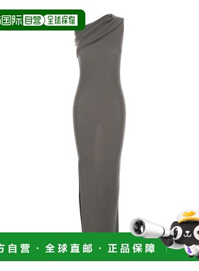 潮奢 rick owens 瑞克 欧文斯 女士 'Athena' 灰色不对称长款宽松