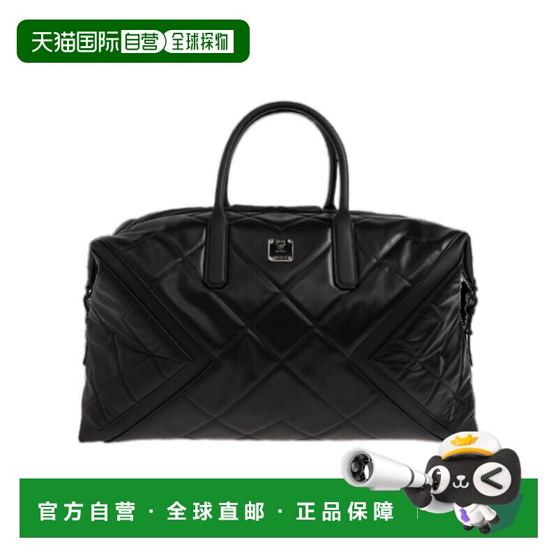 MCM 男士手提包 MMVGATT04BK AW2026 黑色 绗缝旅行包
