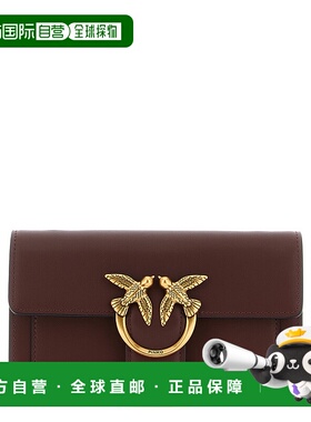 PINKO 女士手提包 100062A0F1R49Q SS2026 深棕色 'Love Simply'