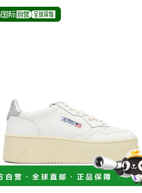 AUTRY 女士运动鞋 PTLWLL05 AW2025 白色 PLATFORM LOW WOM LEAT/