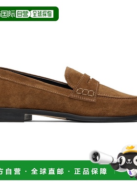 1h可退 潮奢 aeyde 女士 黄褐色 Oscar Suede 乐福鞋 A11FL042000