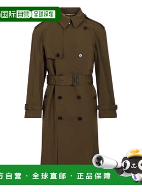 BURBERRY 男士大衣 8119090B9720 SS2026 军绿色 Long and light