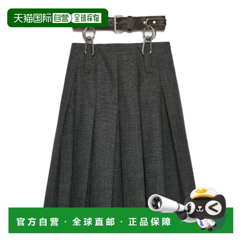 PRADA 女士半身裙 P149WK17N1SOOOF0480 SS2025 黑色