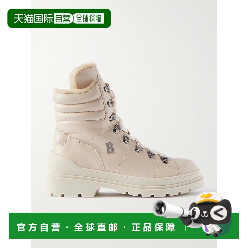 1h可退 潮奢 bogner 博格纳 女士 St. Moritz 9 皮毛内里皮质短靴