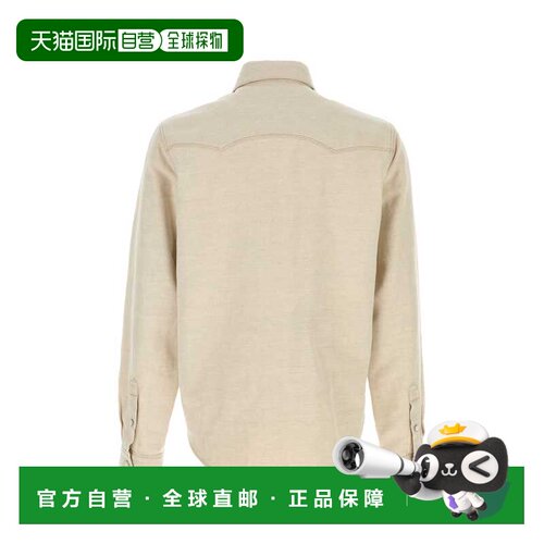 FENDI 男士衬衫 FLF002B1PJF0QM0 AW2026 乳白色 【付后1h可退】