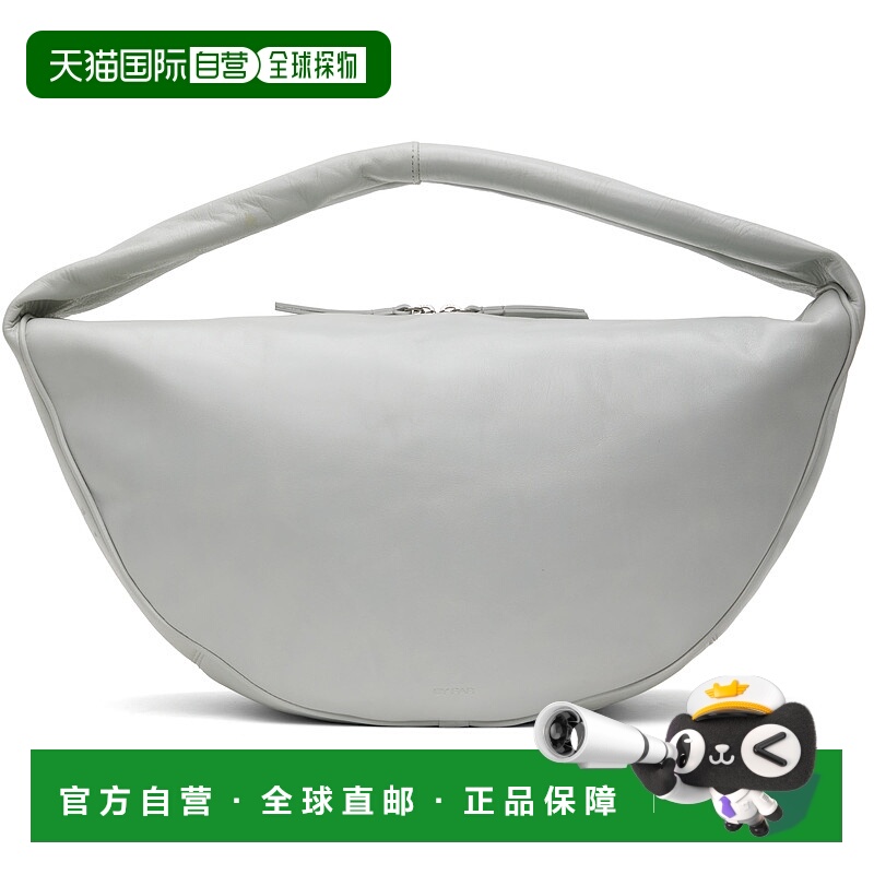 1h可退 潮奢 BY FAR 女士 灰色 Maxi Cush 单肩包 MWBSB022CL034W