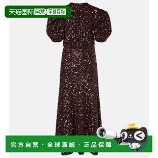 BIRGER ROTATE CHRISTENSEN 女士 1h可退 珠片中长连衣裙 潮奢