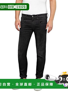 1h可退 潮奢 Replay 男士 Hyperflex Anbass 修身牛仔裤直筒裤