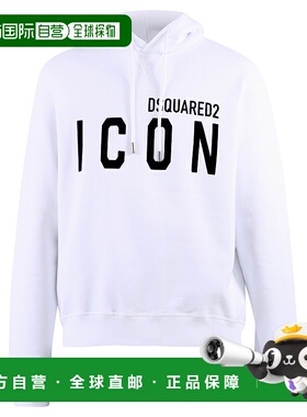 DSQUARED2 男士卫衣 S79GU0003S25042100 CO 白色 徽标印花卫衣