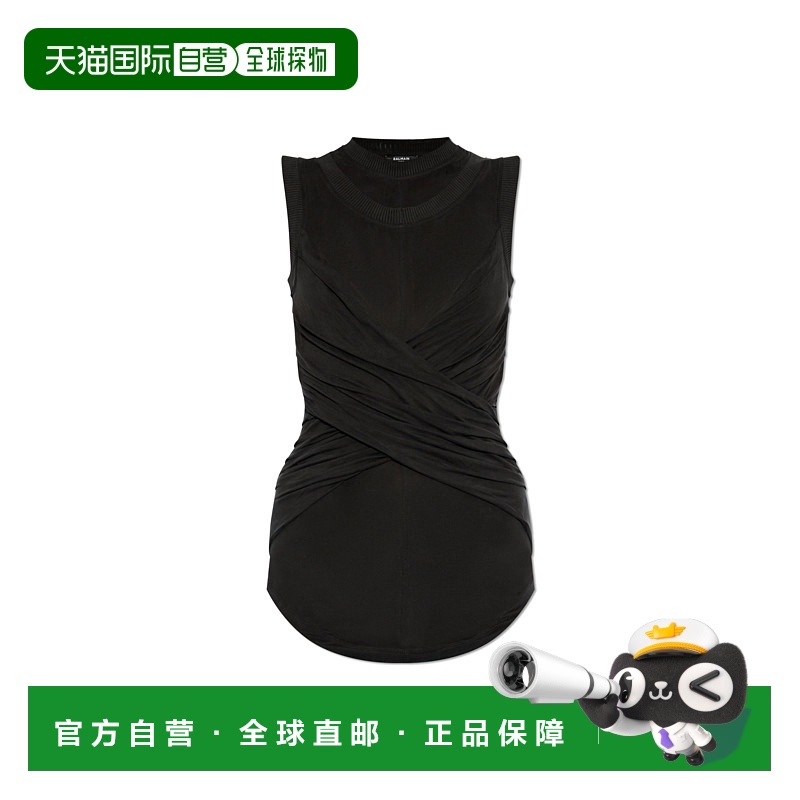 BALMAIN女士背心吊带EF1AG620JJ770PA新款