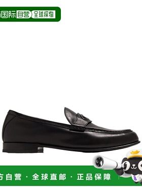 VALENTINO 男士商务休闲鞋  YS0I03VNM0NO  AW2024黑色乐福鞋皮鞋