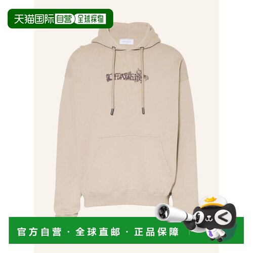 OFF-WHITE 男士卫衣 100314486912001 CO 卡其色 hoodie