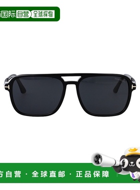 1h可退 TOM FORD 男士太阳镜 FT091001A SS2025 黑色 Crosby