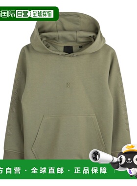 GIVENCHY 男童针织毛衣 H30701634 AW2024 灰色 长袖连帽卫衣