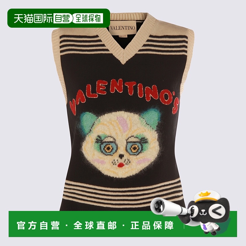 1h可退 VALENTINO 女士针织衫 7B3K400Q9KAN78 AW2025 花色
