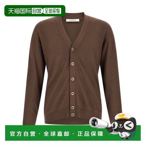 LEMAIRE 男士针织衫 PO0052LK1063BR310 AW2026 棕色长袖